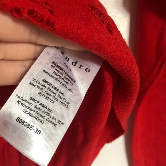 Pull Sandro taille 1 = S - Picture 7 of 10